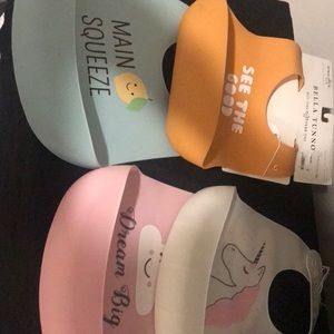 Two sets of baby bibs get both sets for $12